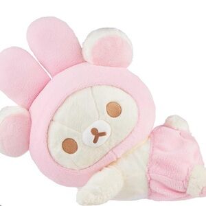 Pink Plush Bunny Bear Toy